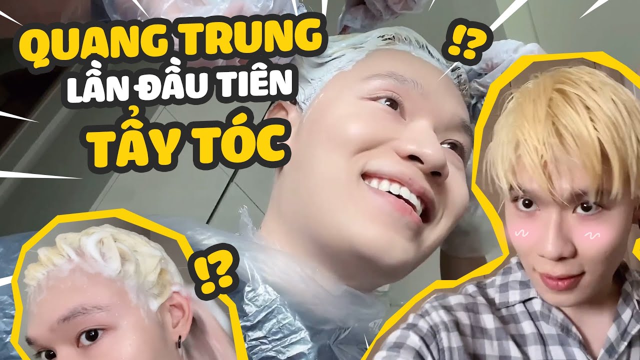 Quang Trung và hành trình tẩy tóc tại nhà mùa dịch