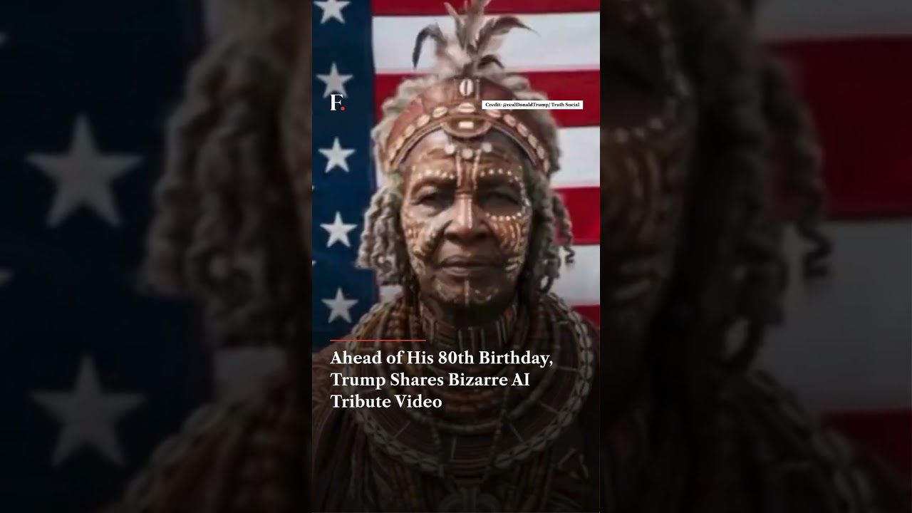 Days Before Turning 80, Trump Shares AI Video Hailing Himself As Global Icon | Firstpost News | N18G