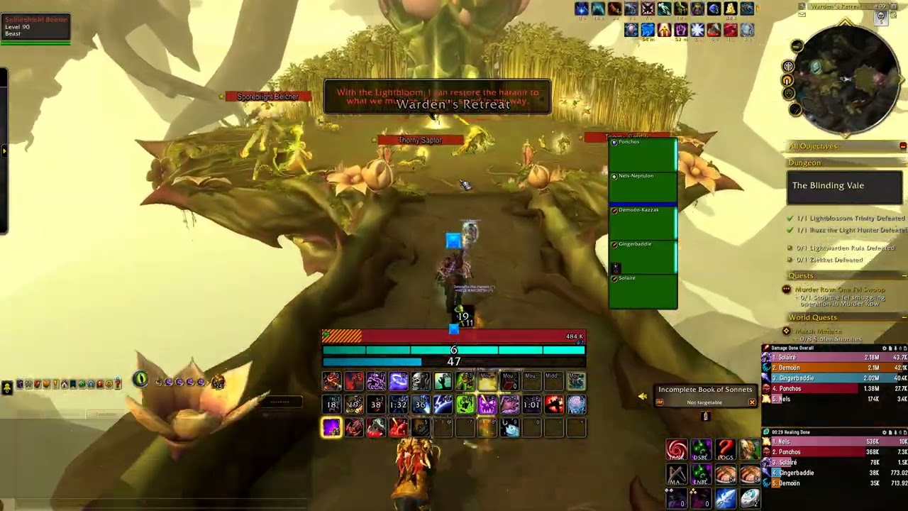 Midnight: Blood Death Knight - Heroic The Blinding Vale - Gardening Job