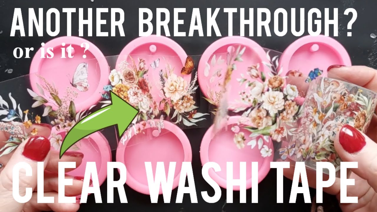 WILL THIS WORK? - An experiment with CLEAR WASHI TAPE