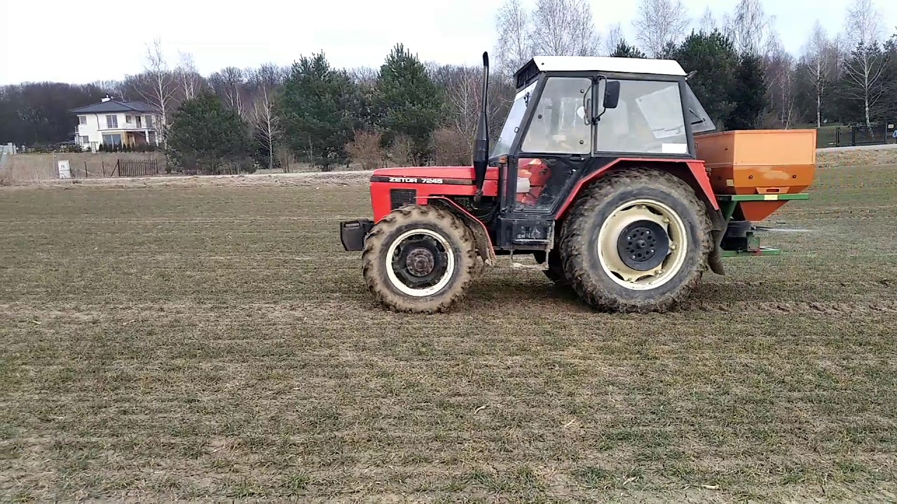 Nawozy 2021 Zetor 7245 w akcji