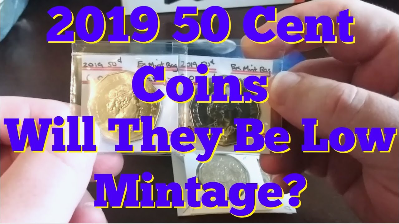 Австралийская монета 50 центов 2019 года: малый тираж???