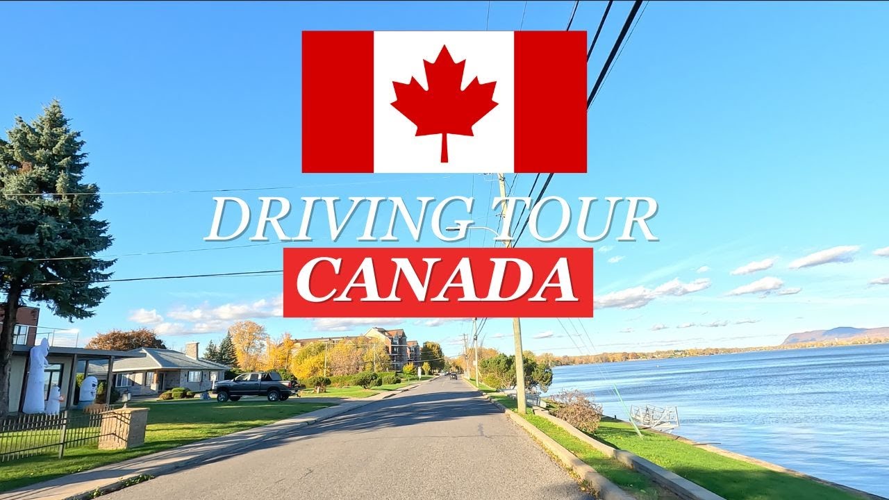 4K Driving in Canada  🇨🇦 - City of Chambly