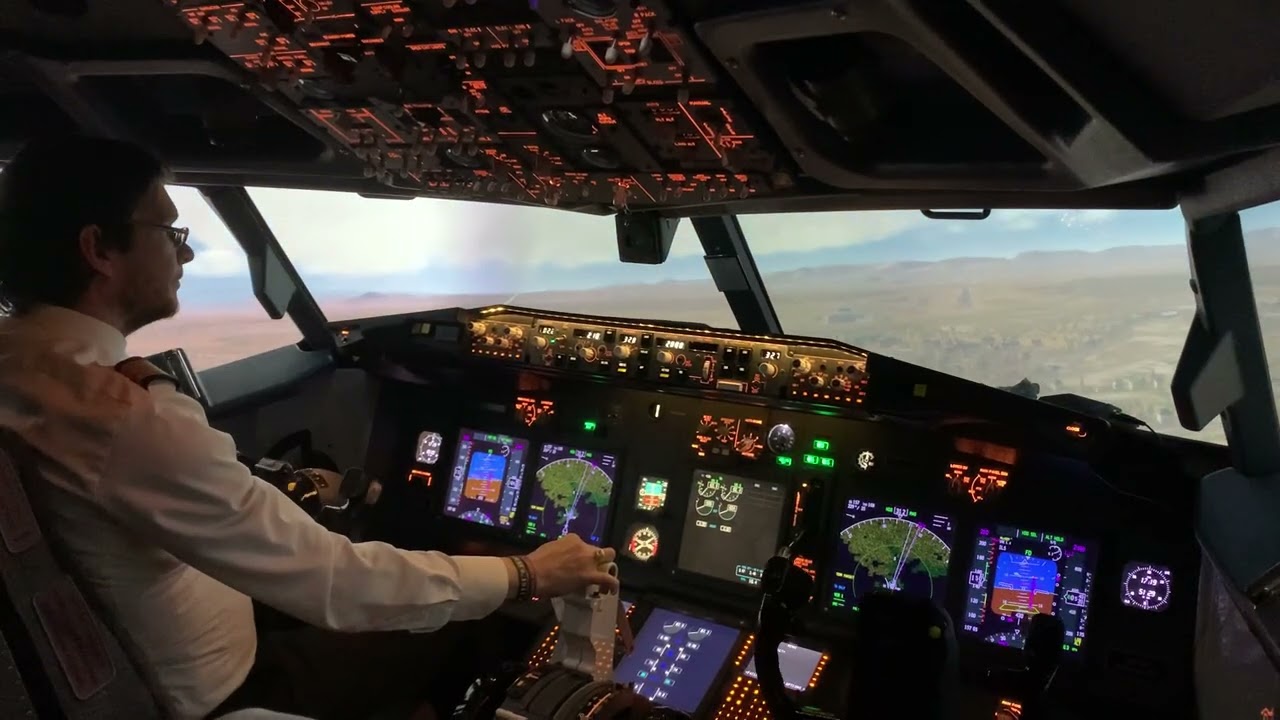 LFMP final approach and landing. Runway 33. Extremes conditions