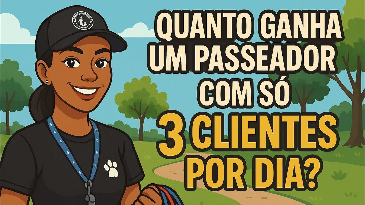 Ganhos REAIS de um Dog Walker com Poucos Clientes | Vale a Pena?