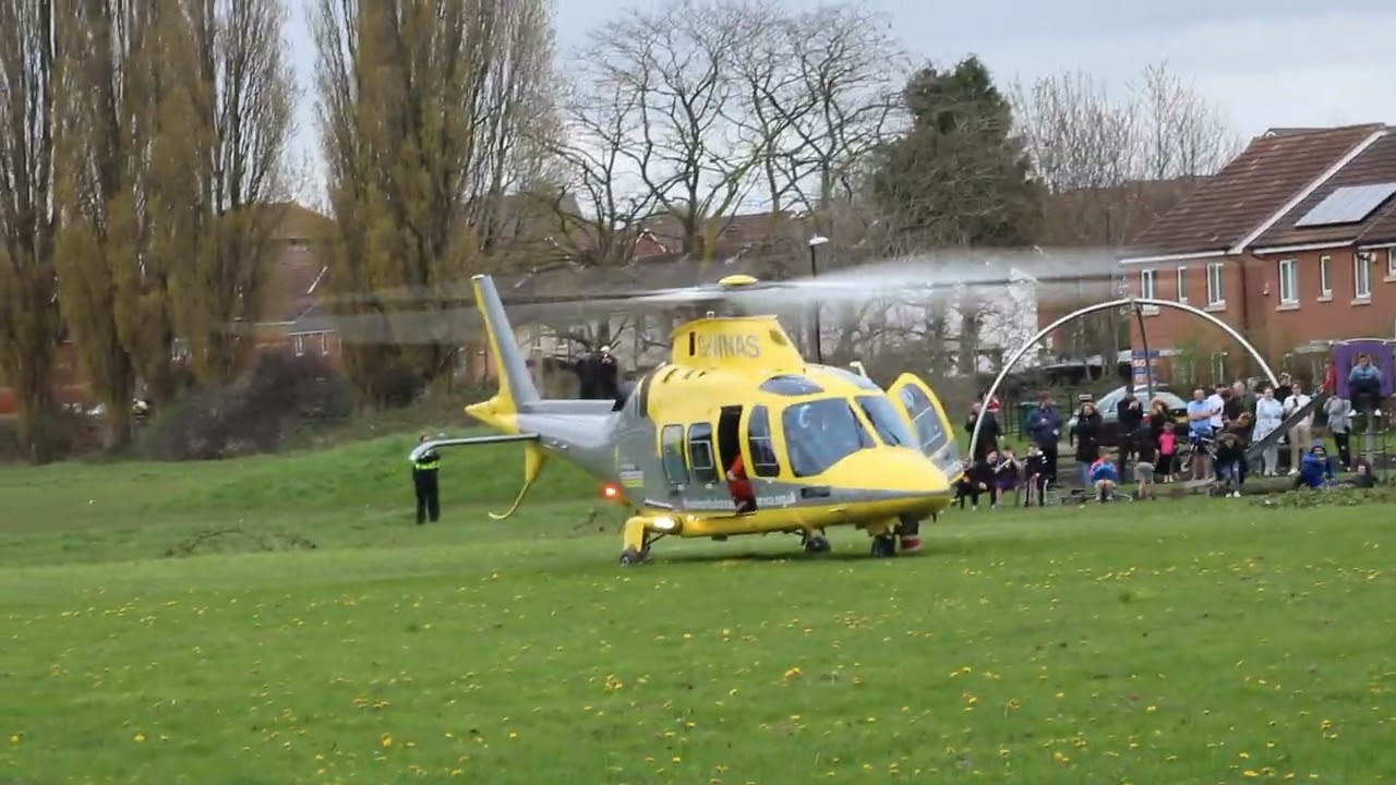 **TAKE OFF** WLDNR Augusta Westland AW109 - The Air Ambulance Service