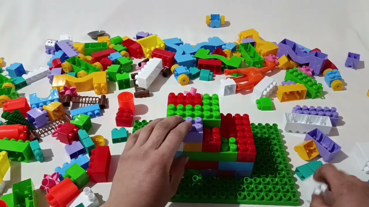 Colorful LEGO Tower Build | Creative Brick Construction