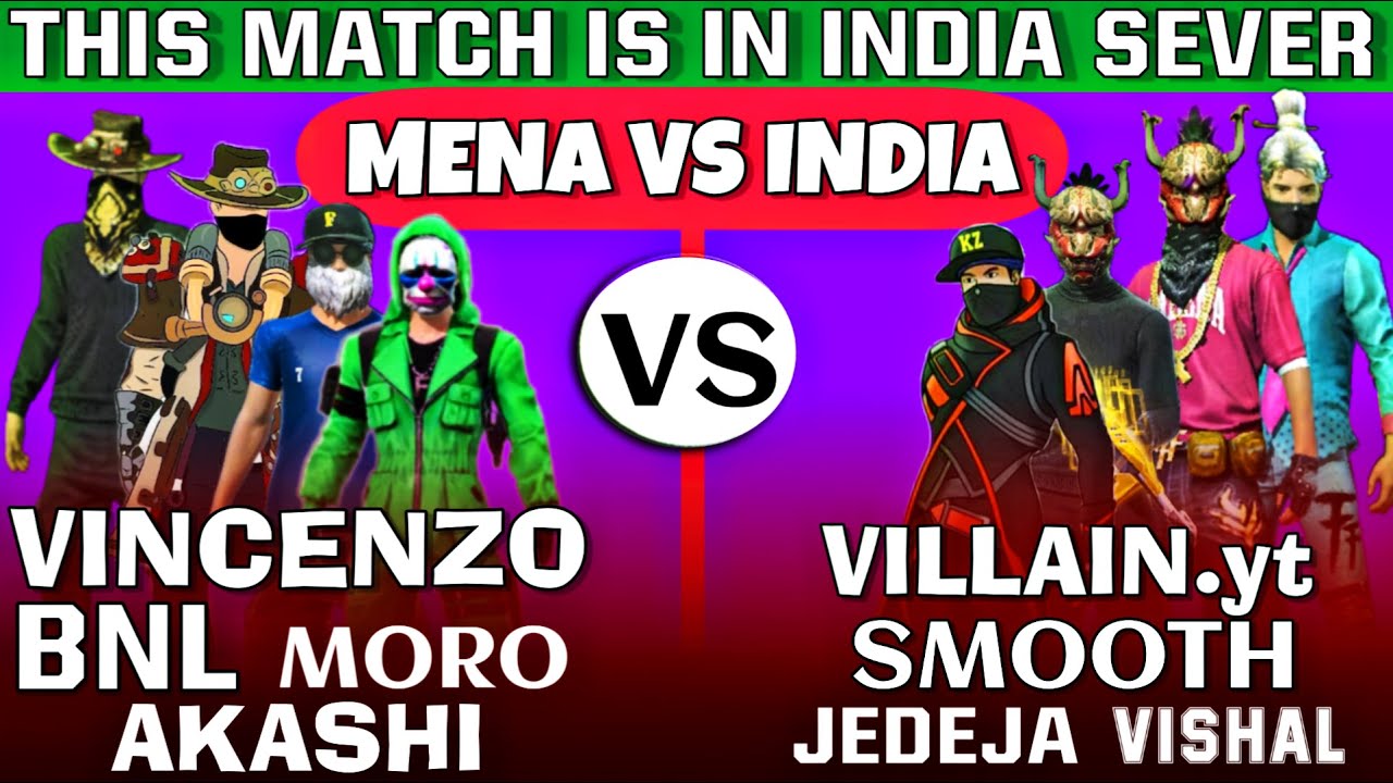 VINCENZO | BNL | AKSHI | MORO VS VILLAIN YT | SMOOTH | VISHAL | JEDEJA Clash Squad || mena vs India