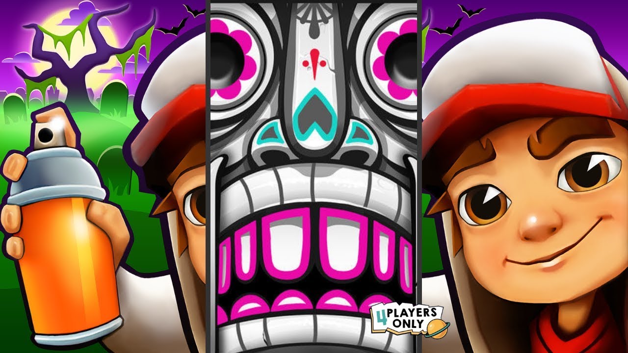 Subway Surfers [TAGBOT] VS Temple Run 2 [PIRATE MONKEY SPRINT] VS Subway Surfers [NOON]