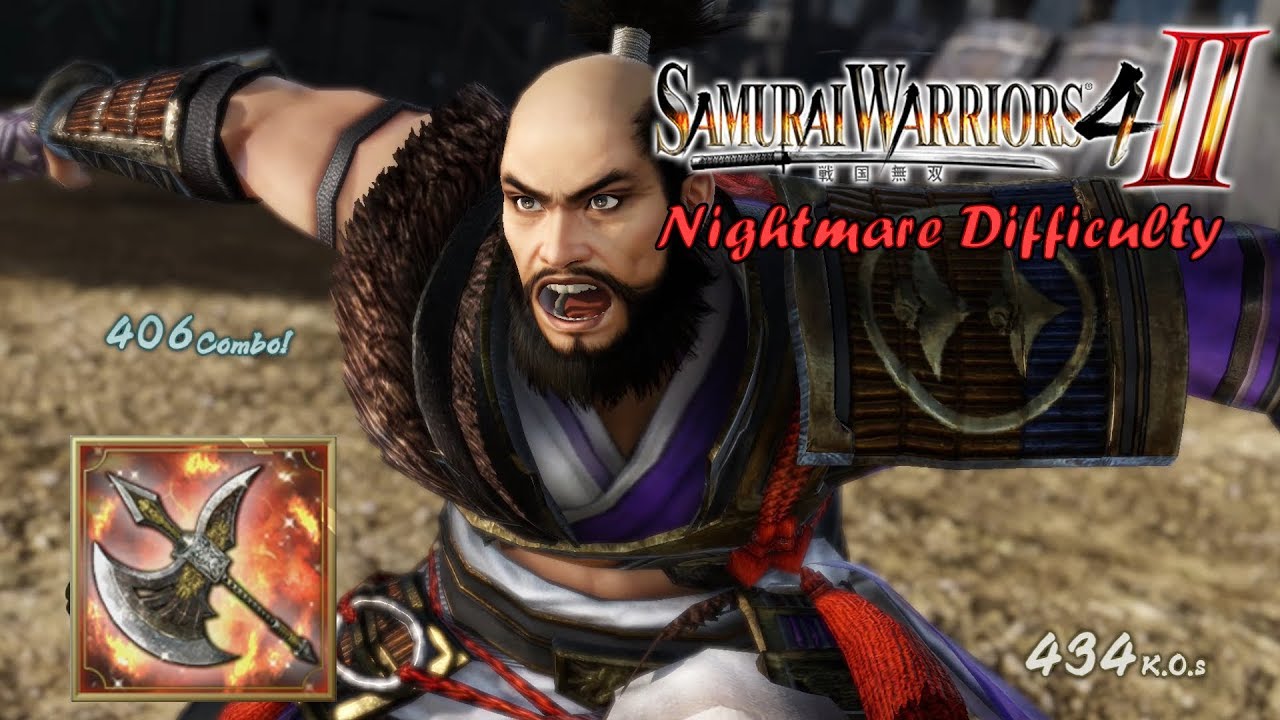 Katsuie Shibata - Rare Weapon (Nightmare Difficulty) | Samurai Warriors 4-II
