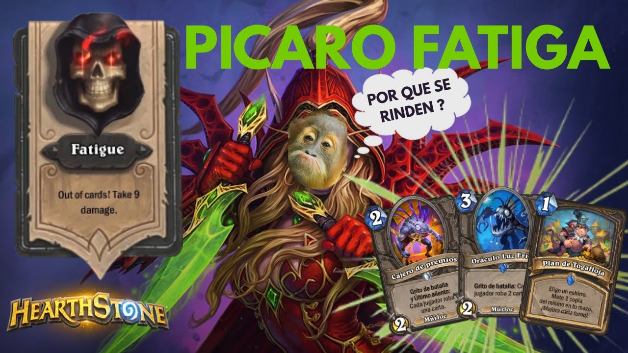 |HEARTHSTONE EN ESPAÑOL| Pícaro Fatiga un Clásico del formato salvaje