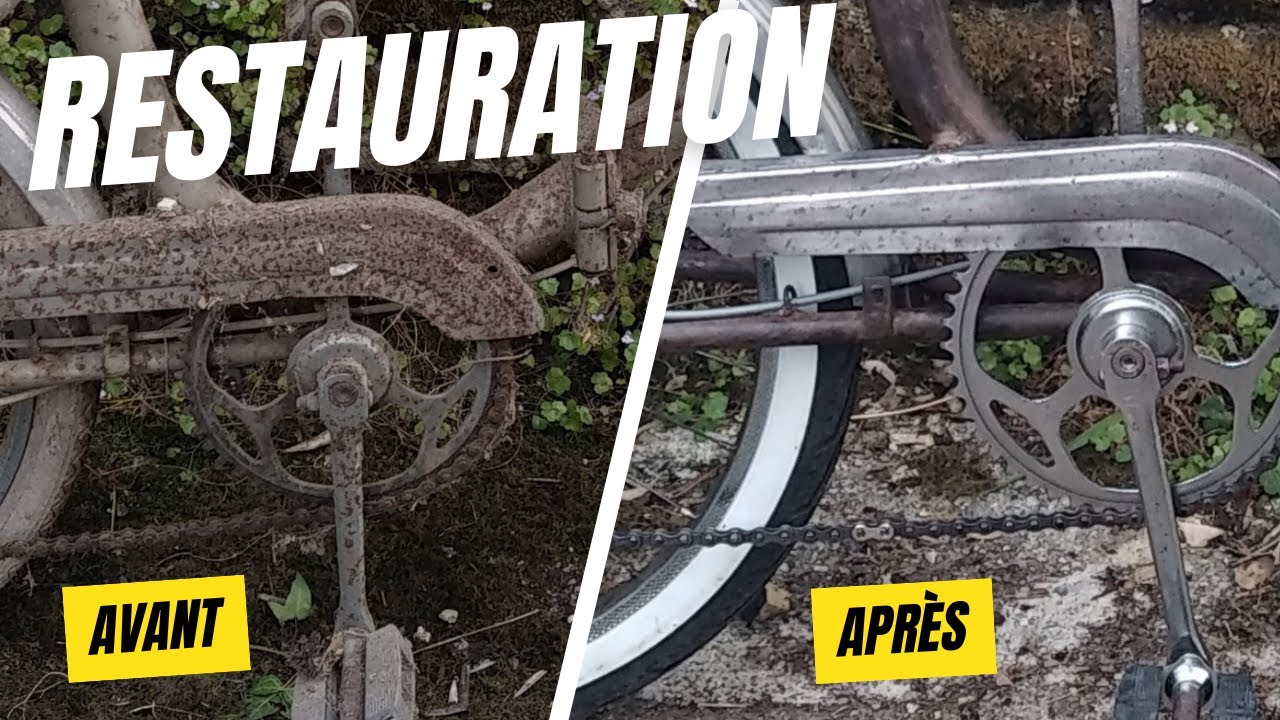 Restauration d'un pliant Delcroix de 1977.