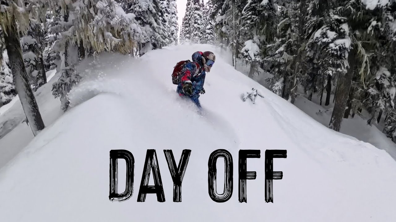 Day Off, Shredding Pow In Trees!