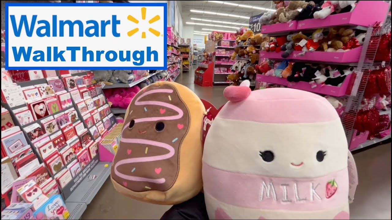 ASMR Gum Chewing Walmart Walk Through with Whispered Voice Over