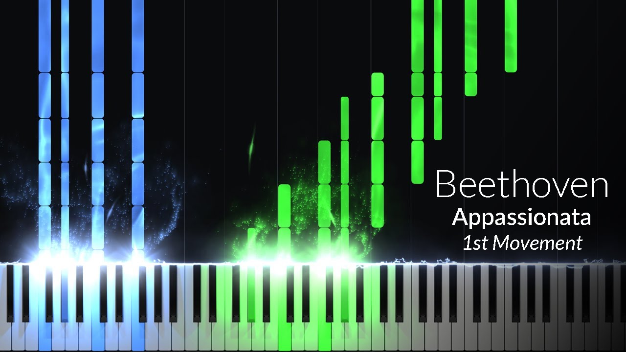 Beethoven - Appassionata 1st Movement (Opus 57 No. 23) [Piano Tutorial]