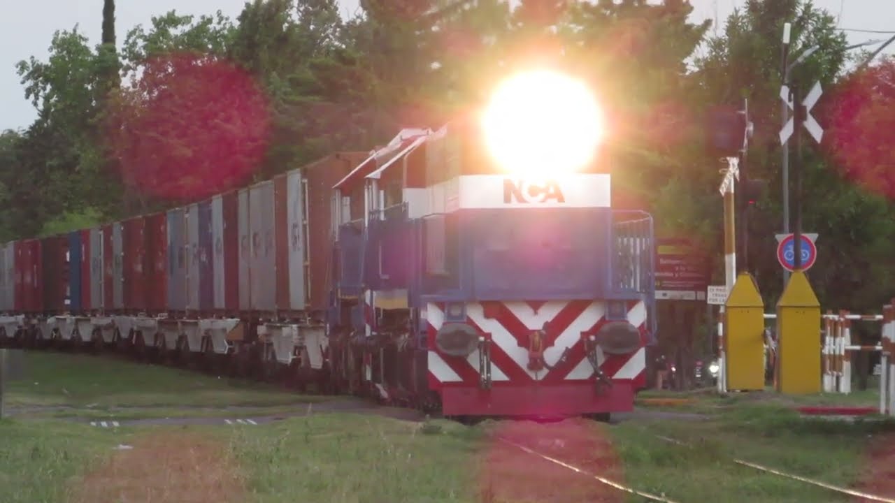 Tren Vacio de NCA saliendo de Villa Maria rumbo hacia James Craick