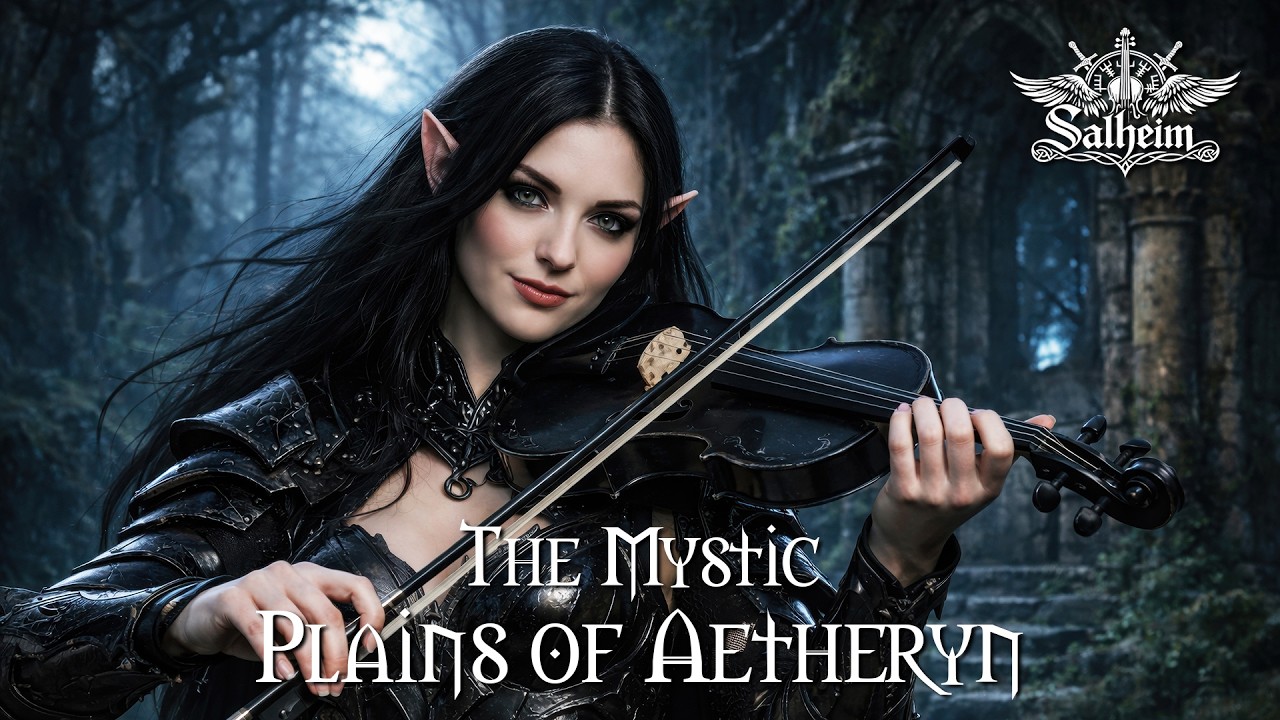 THE MYSTIC PLAINS OF AETHERYN | Gothic Violin Metal Mix | Fantasy Music for Focus & Gaming