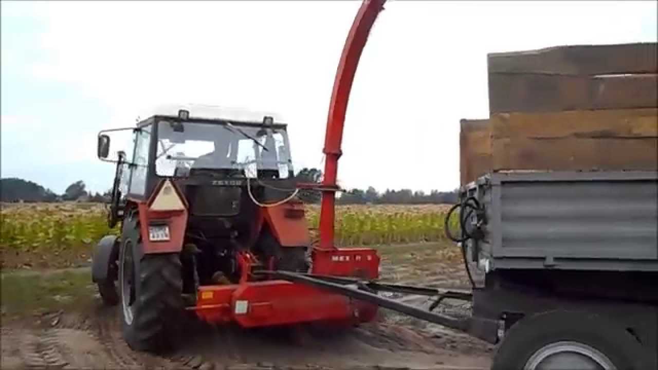 ZETOR 7711 + Pottinger MEX 2 S - cięcie kukyrydzy