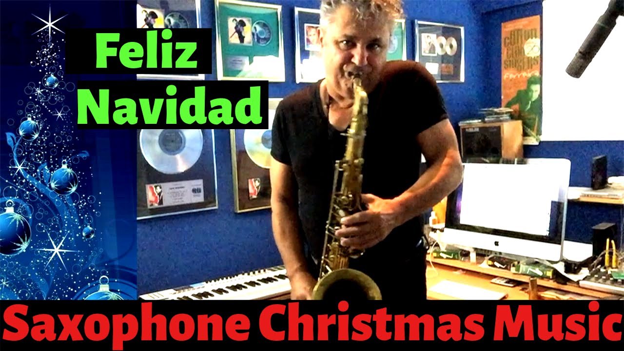 Feliz Navidad - Sax Cover - Christmas Saxophone Music and Custom Backing Track