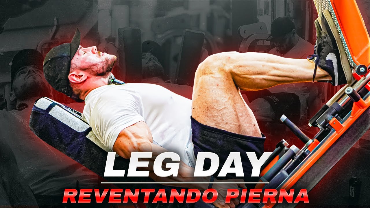 REVENTANDO LA PIERNA + NUEVO SPONSOR ESN || LEG DAY || @josemabeastifbbpro