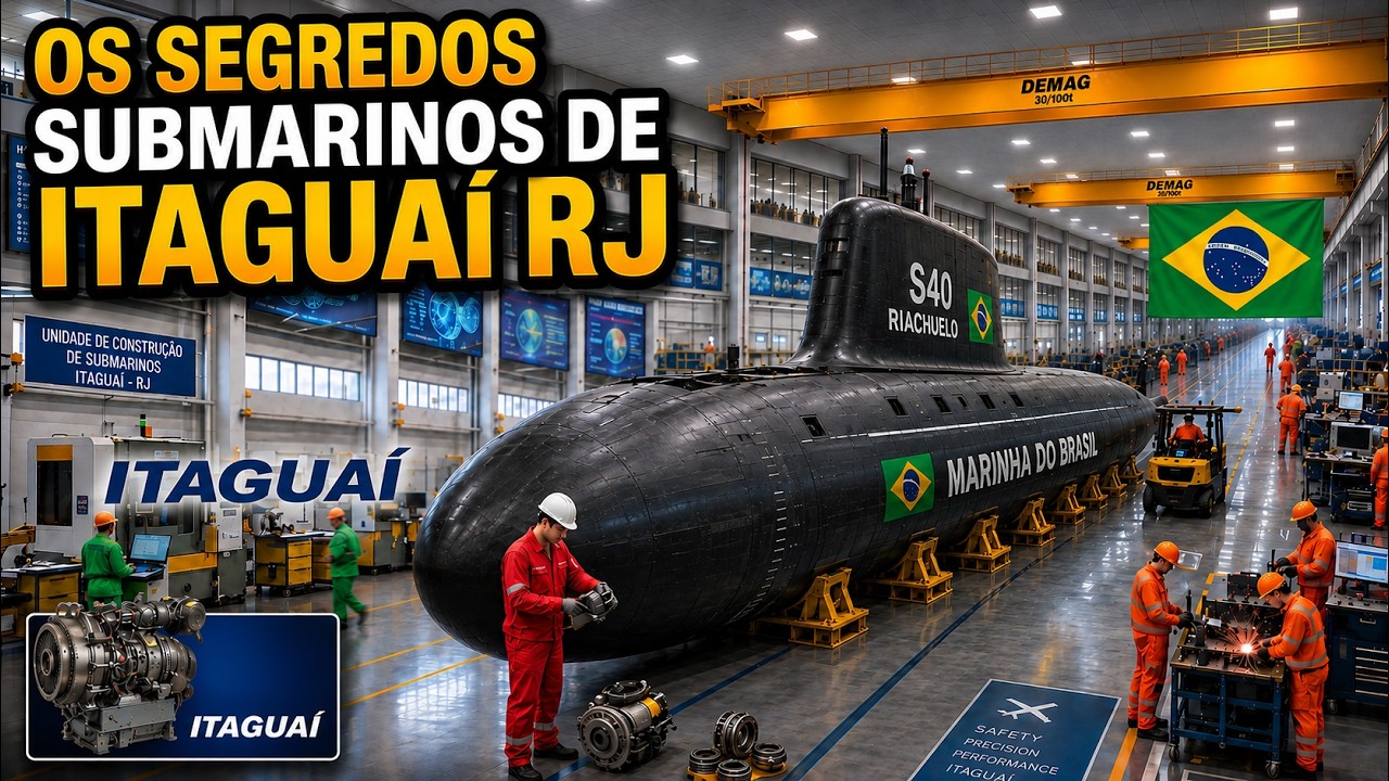 Como a BILION&Aacute;RIA (ICN) Constr&oacute;i Submarinos de 25 bilh&otilde;es de reais em uma linha de produ&ccedil;&atilde;o em massa