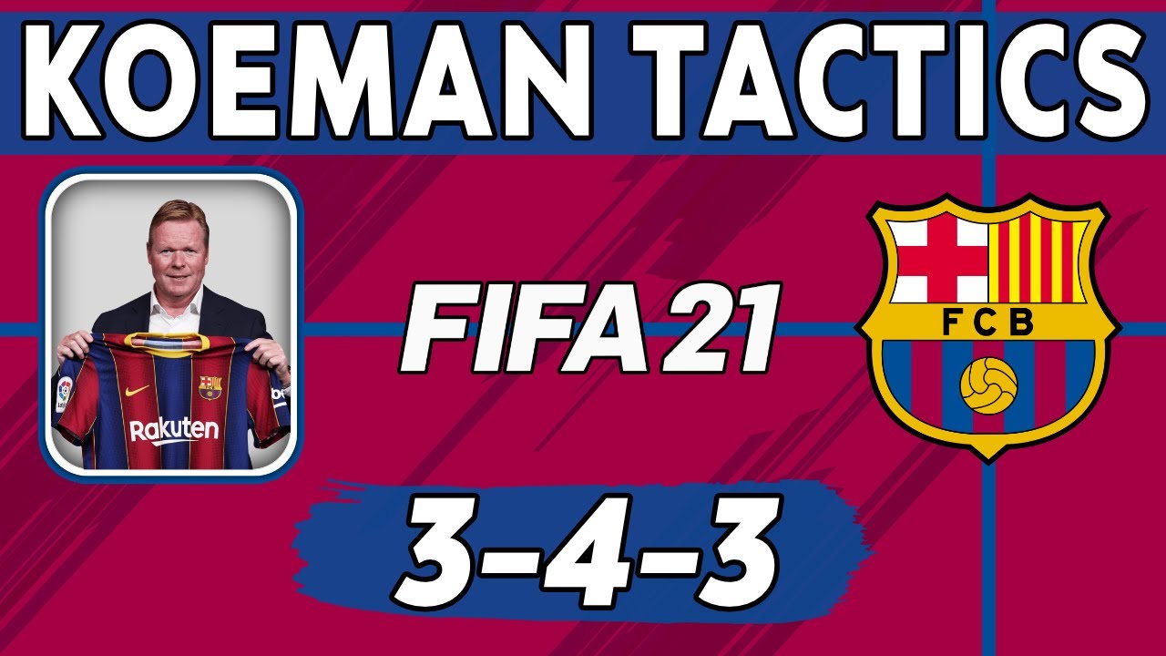 Воссоздайте тактику Рональда Кумана &laquo;Барселона&raquo; в FIFA 21 | Объяснение пользовательских тактик