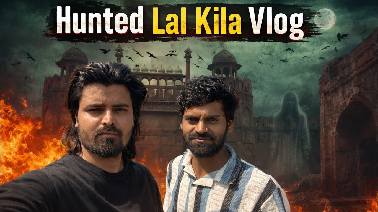 Lal Qila Haunted Vlog | लाल किले का डरावना सच 😨 दिल्ली का लाल किला भूतिया जगह ? (Masti &fun)