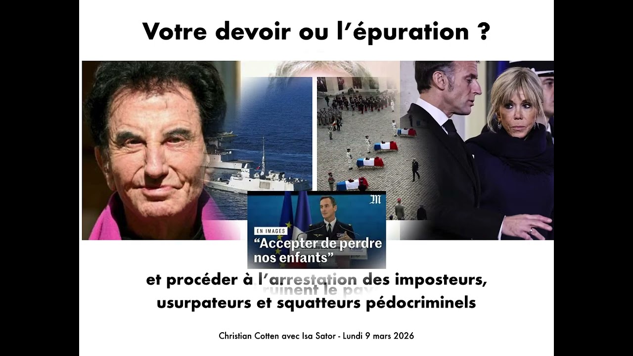 Votre devoir ou l'&eacute;puration ? Magistrats et membres des forces de l'ordre ! Que choisissez vous ?