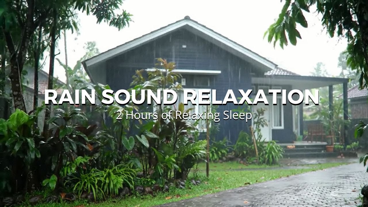 Rainy Evening in a Modern House | Deep Sleep Atmosphere