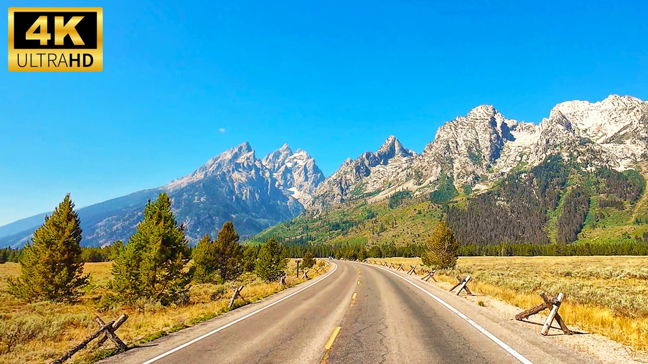 Grand Teton’s MOST SCENIC Drive: 42-Mile Scenic Loop - 4K Driving Adventure