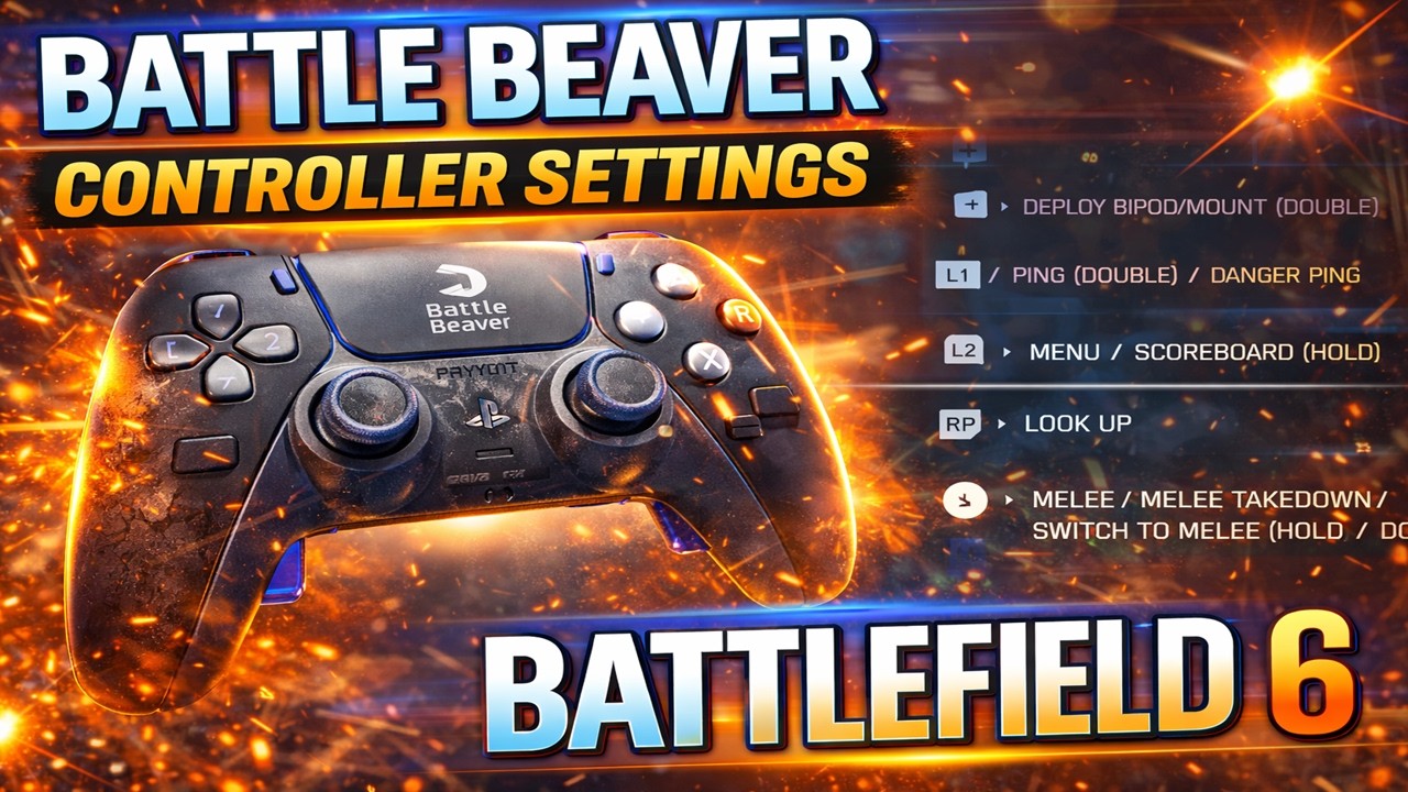 Battlefield 6 Battle Beaver Custom Controller Settings PS5 Pro