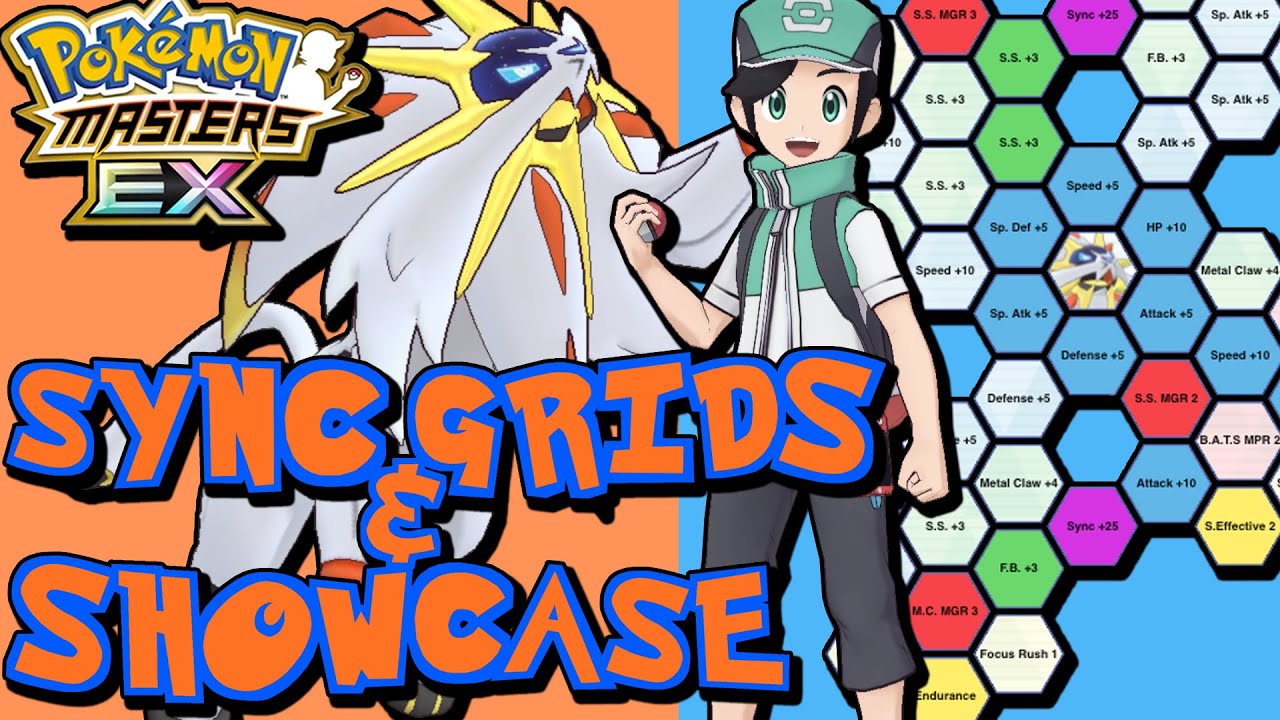 BEST SOLGALEO SYNC GRIDS AND SHOWCASE! | Pokemon Masters EX
