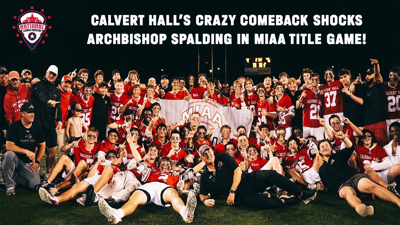 Calvert Hall Beats Archbishop Spalding 10-9 in MIAA's First Title Game to go to Overtime!