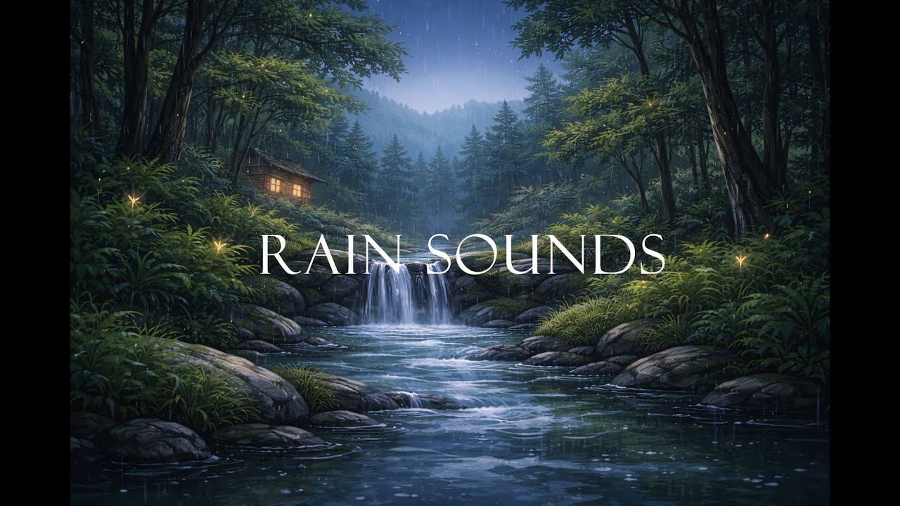 🌧️ Gentle Rain & Forest Sounds for Deep Sleep | 9 Hours of Relaxing Nature & Ambient Sounds