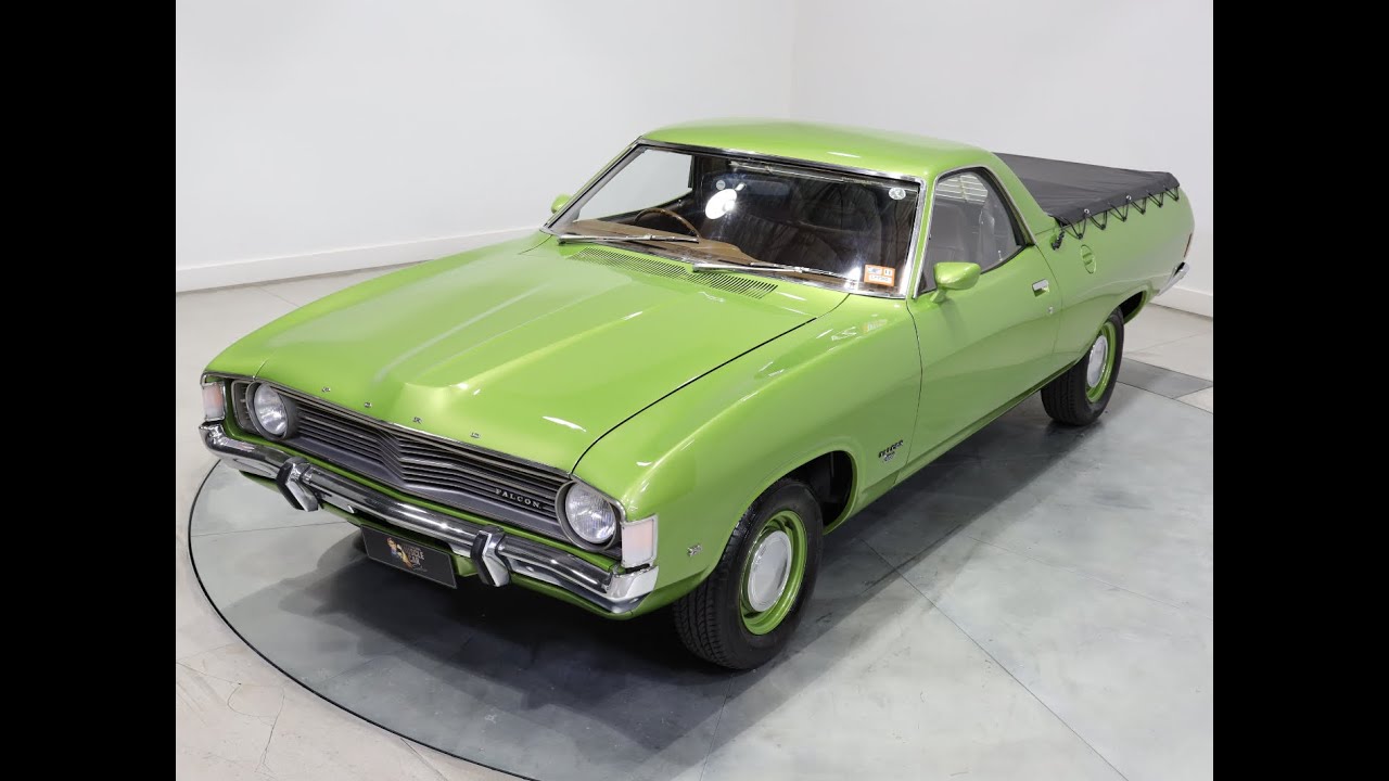 For Sale - 1972 Ford Falcon XA 6 Cyl Utility - Kelly Green Metallic Maintained Survivor