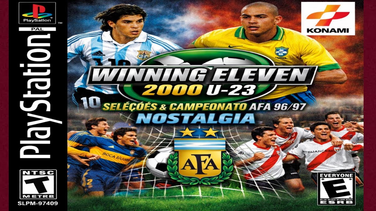 EXCLUSIVIDADE – WINNING ELEVEN 2000u23 SELEÇÕES & CAMPEONATO AFA 1996/1997 RELÍQUIA