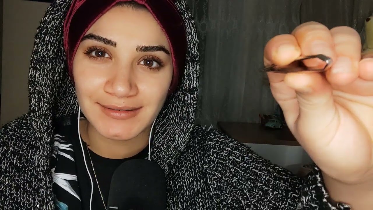 #ASMRTürkçe #Asmrroleplay #inaudible ASMR Türkçe | Kaşlarını Alıyorum ROLEPLAY |