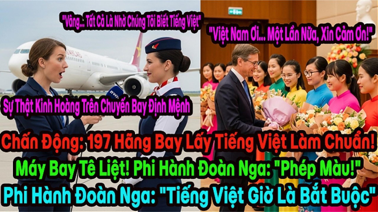 Hệ Thống Tê Liệt ở 30.000 Feet! Phi Hành Đoàn Nga Rơi Lệ, Tiếng Việt Và Công Nghệ Việt Cứu 300 Người