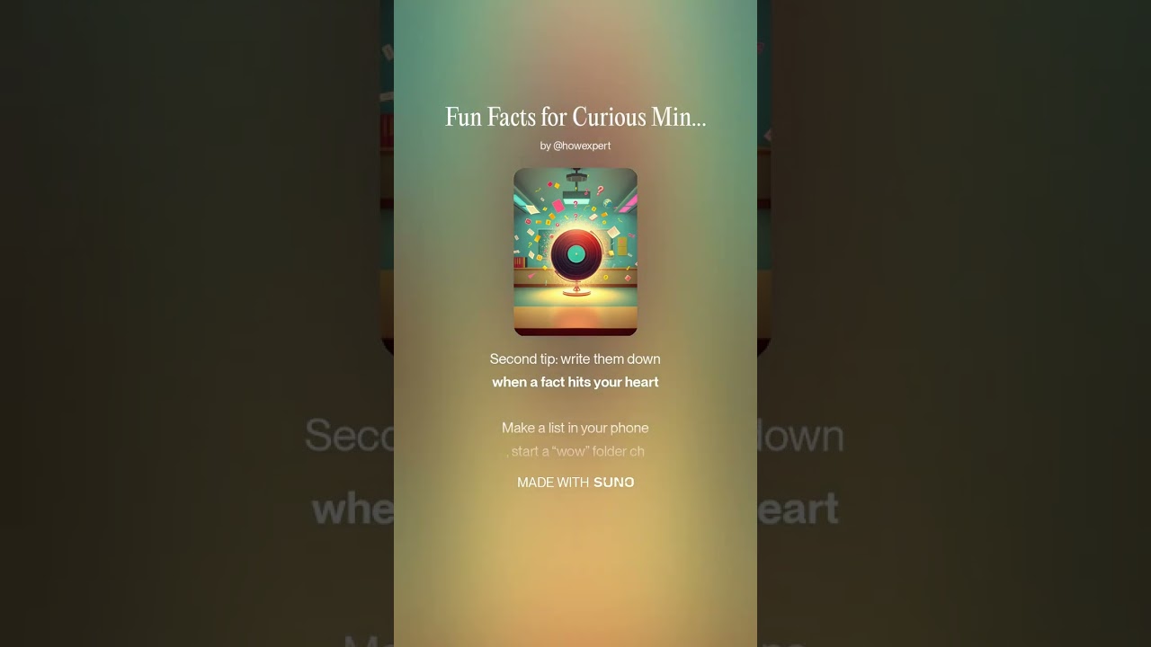 Fun Facts for Curious Minds - HowExpert Educational Song/Music/Lyrics 