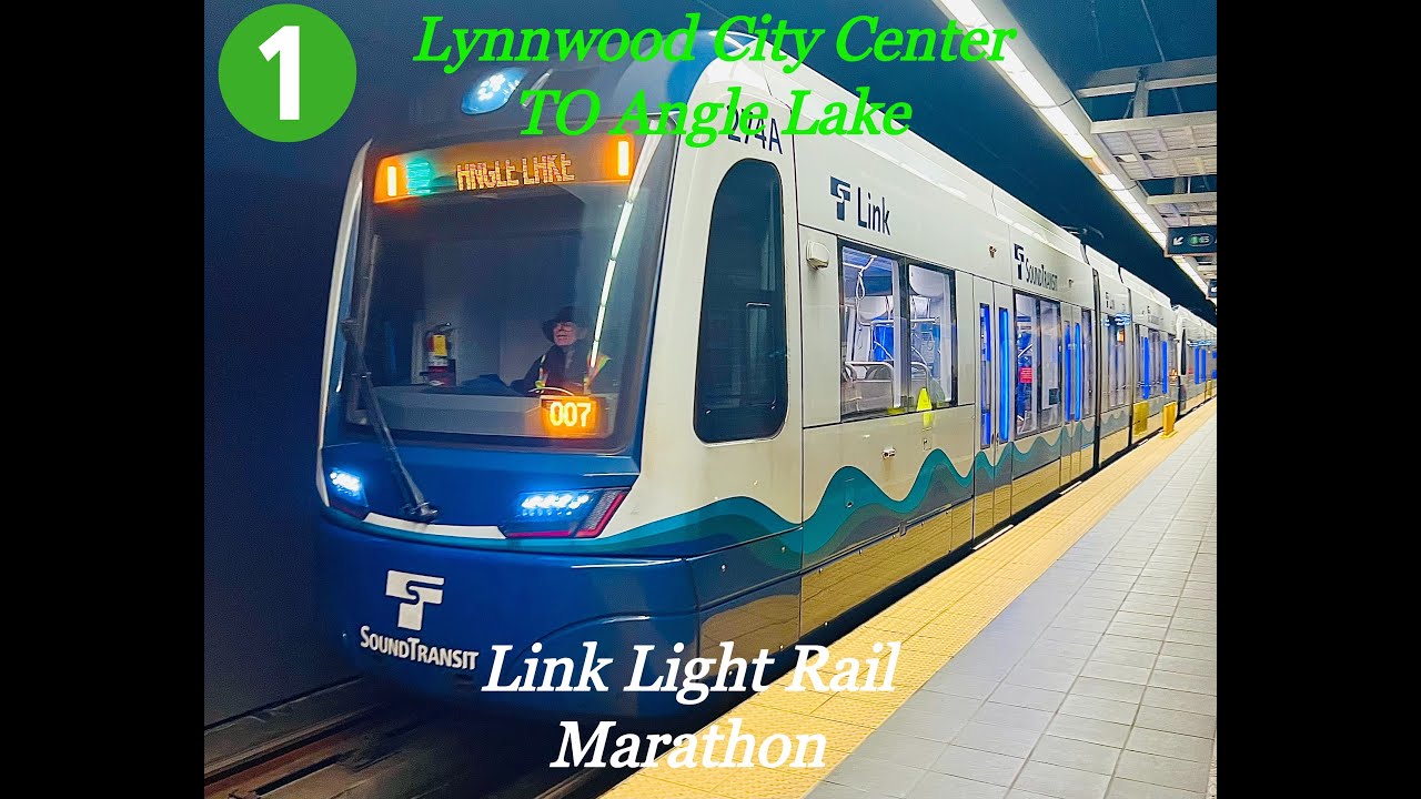 Link marathon 1 Line edition Lynnwood City Center to Angle lake 3/15/25