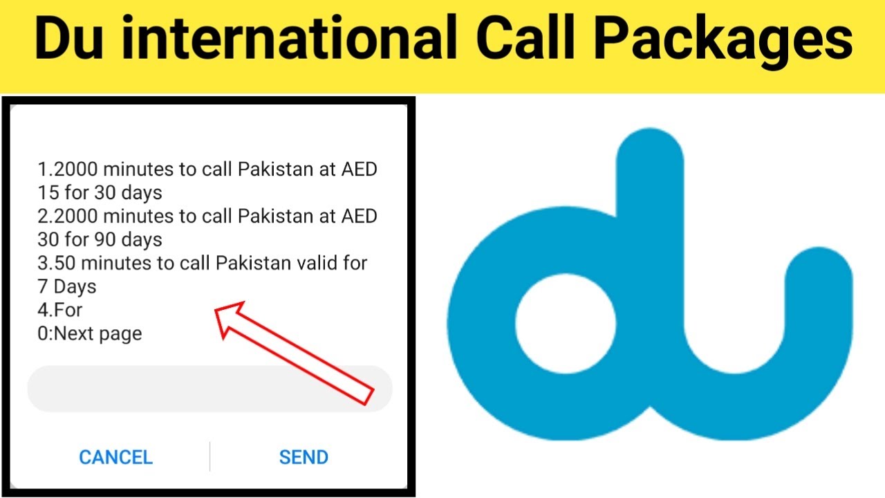 du international call package monthly | How do I activate international calling | du Special offers