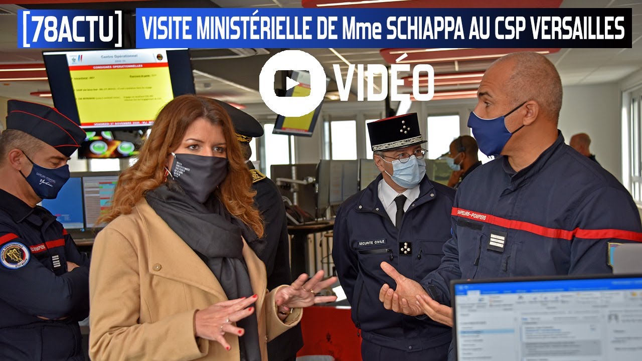 [78ACTU] VISITE MINISTÉRIELLE DE Mme SCHIAPPA AU CSP VERSAILLES