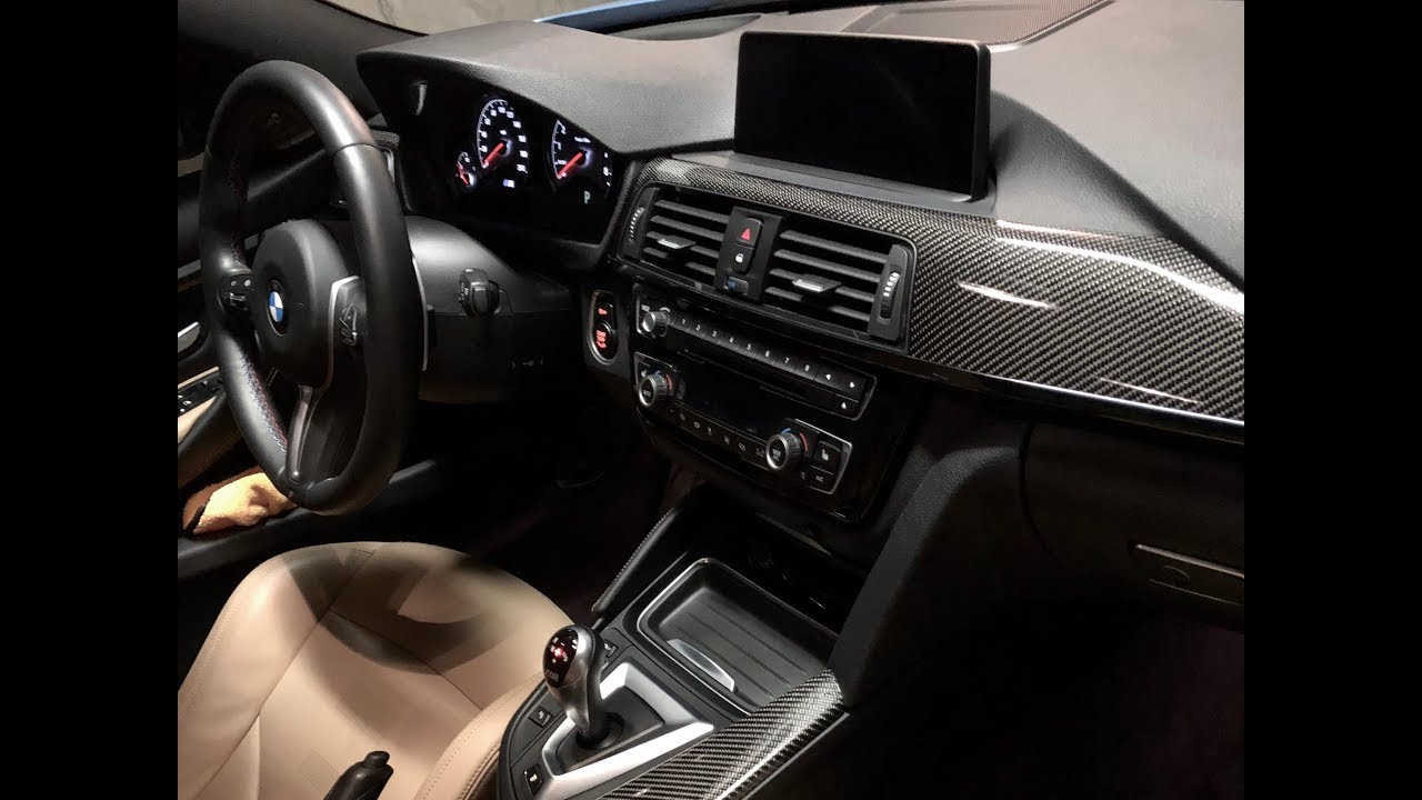 BMW M3 - OEM M Performance Carbon Fiber Interior Trim DIY Install (F80/F82/F30)
