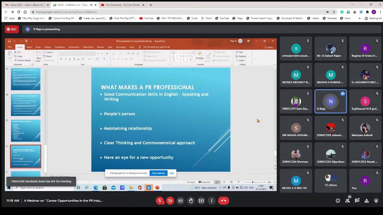A Webinar on 