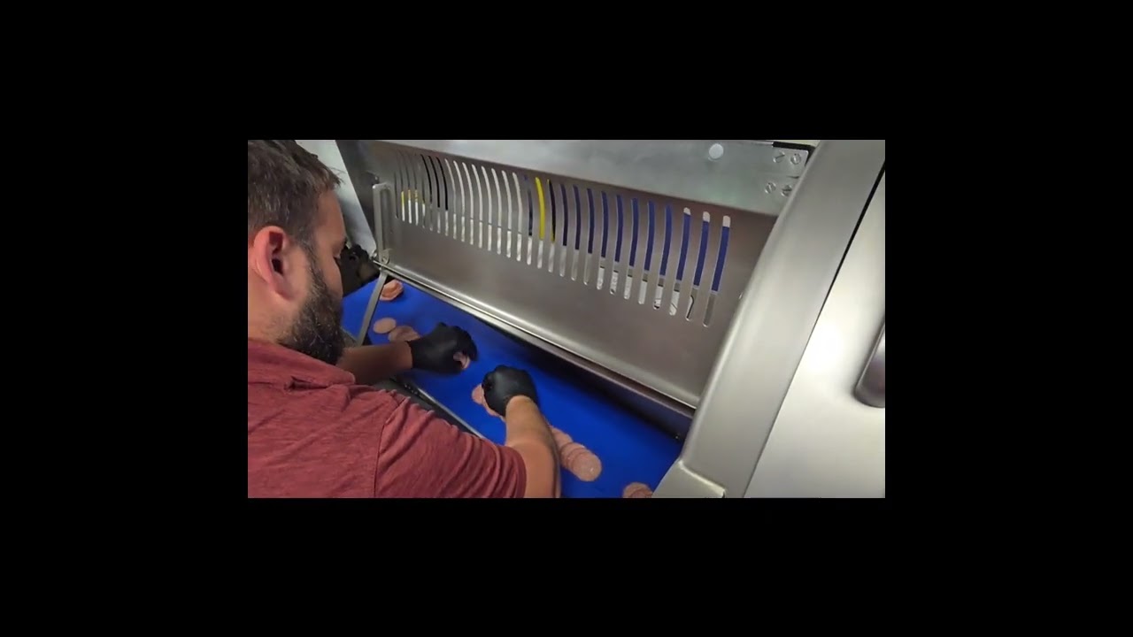 Summer Sausage Slicing on Treif Puma Slicer