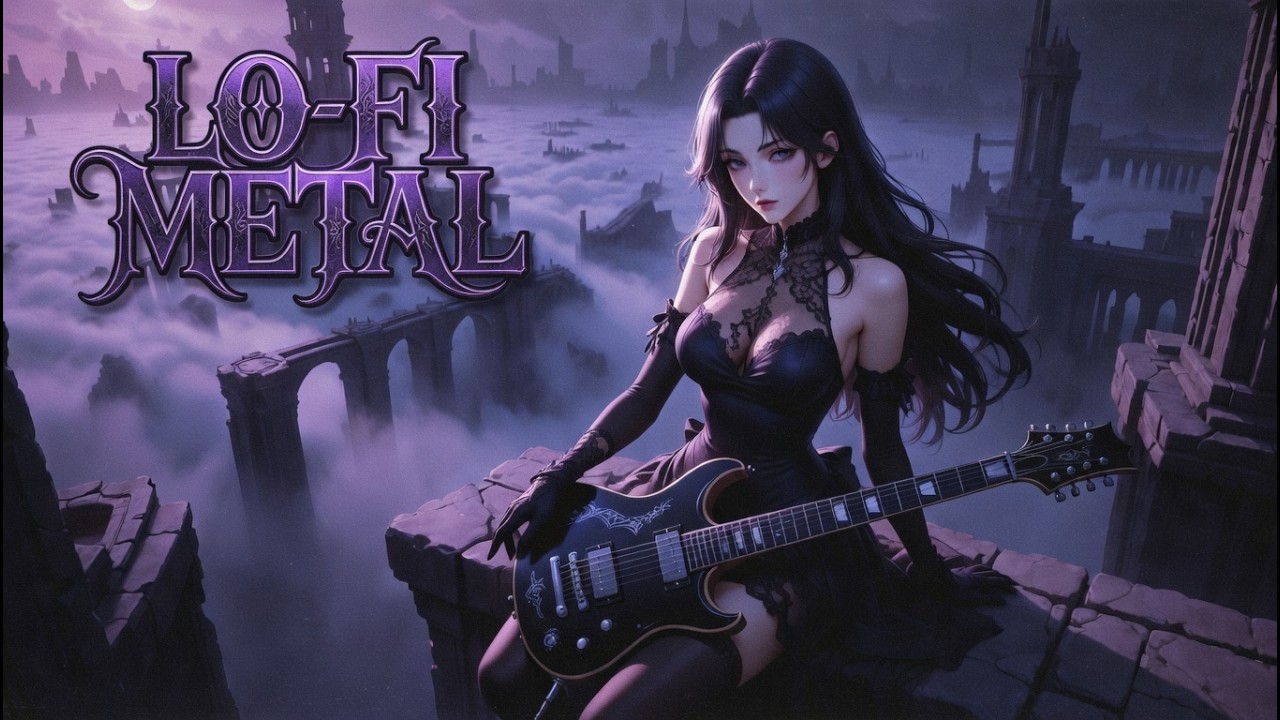 Echoes of the Violet Abyss 🦇 | Dark Fantasy Lo-Fi Metal & Doomgaze