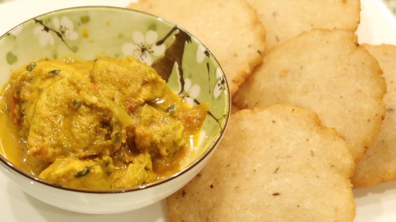 Ney pathal | Chicken curry with coconut milk recipe | Weekend lunch recipe | Rice poori |