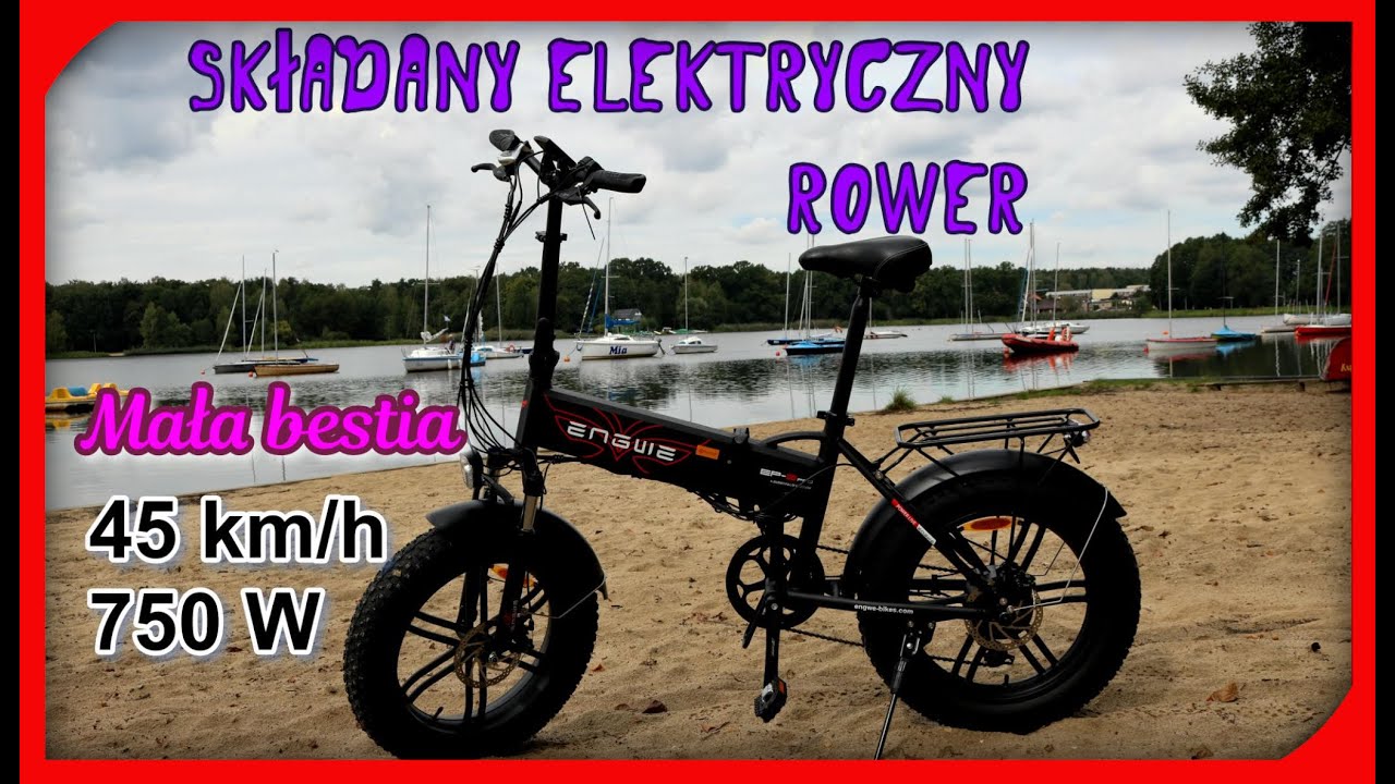 Składany górski rower elektryczny Engwe EP-2 Pro. Wygodny, solidny i szybki. Tempomat, manetka gazu