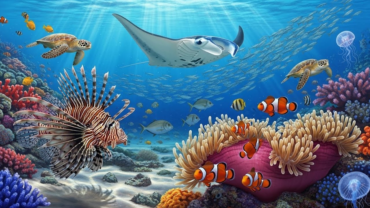 아름다운 바닷속 여행 The Ocean - Peaceful Relaxing Music 2