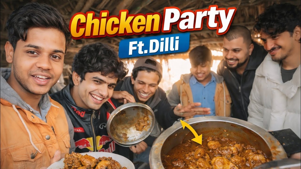 Chicken Party + Ladai | Vlog | Sangam Vihar Ke Sarif Londe